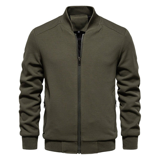 Green jacket on a white background