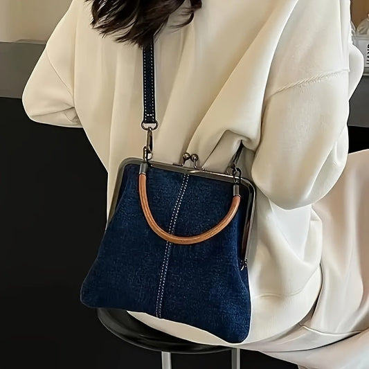 Damska Letnia Dżinsowa Torebka Crossbody