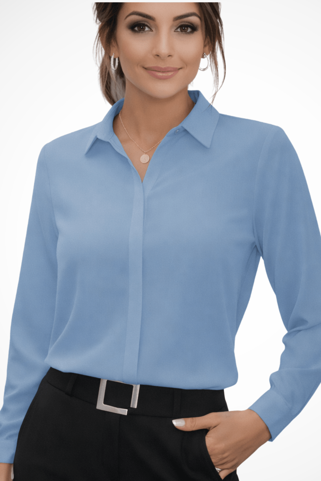 Damska Letnia Elegancka Długi Rękaw Koszula