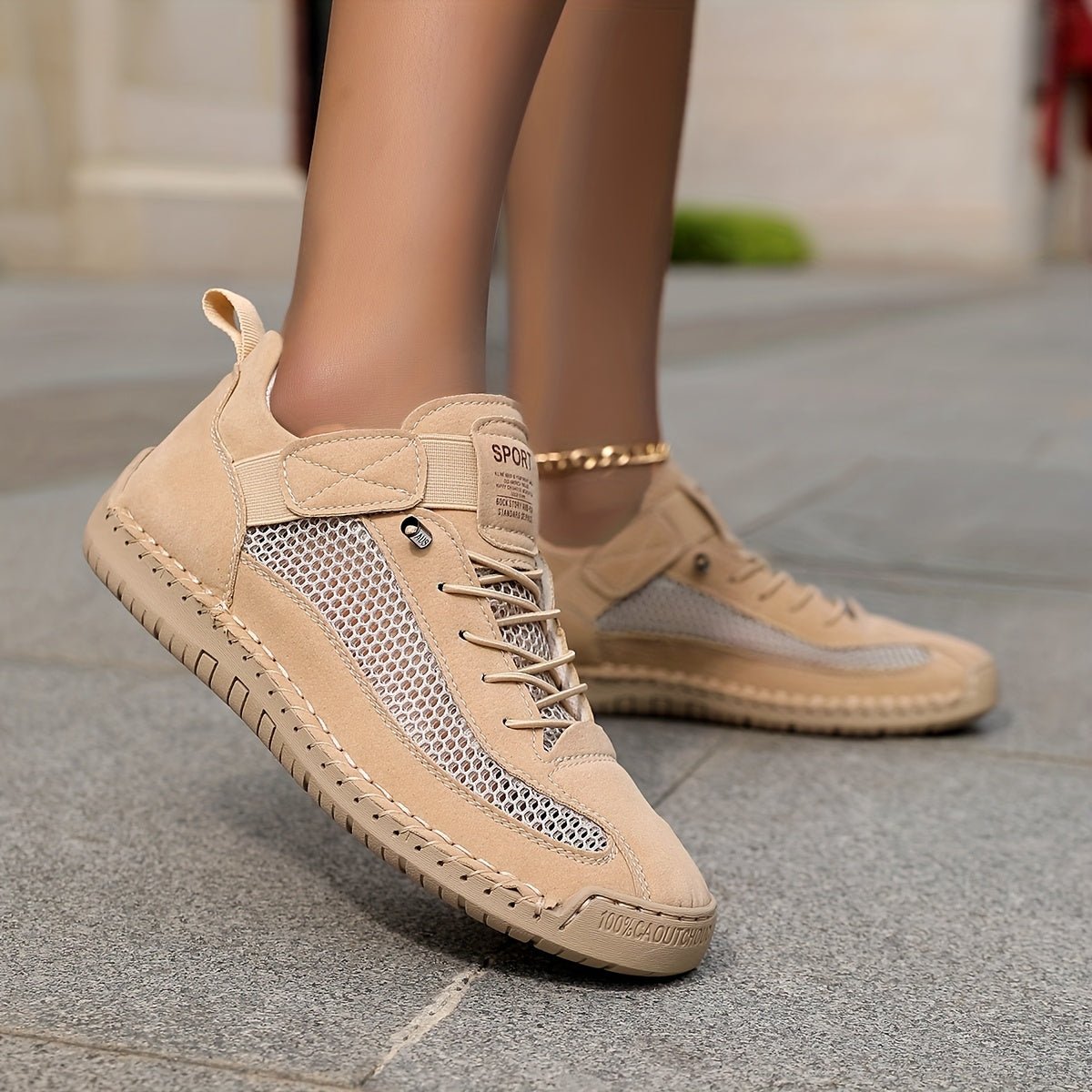 Damskie Komfortowe Oddychające Casual Sneakersy