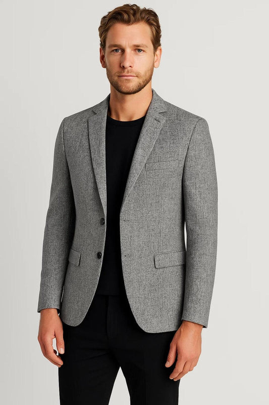 Klasyczna Marynarka Slim Fit na Wiosnę (Męska)