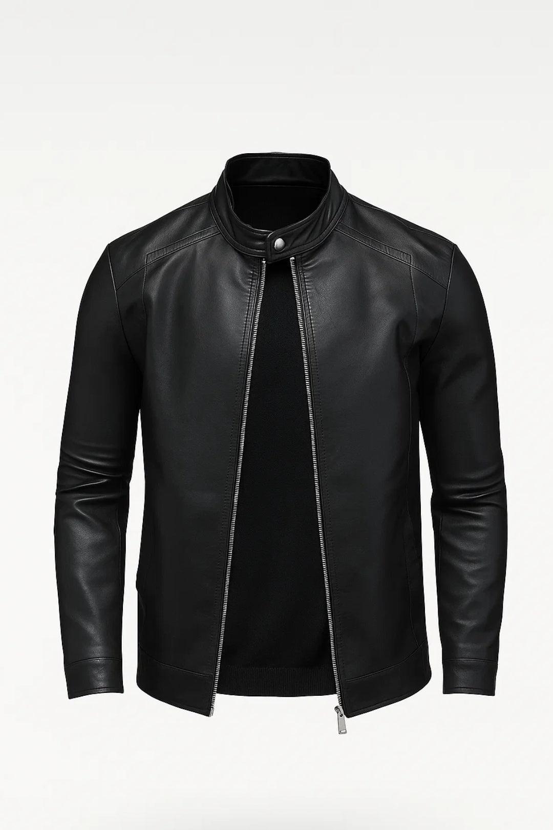 Minimalistische Jas met Rits – Lente Stijl (Heren)