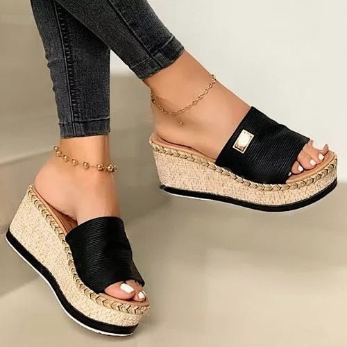 Modne Espadryle na Koturnie na Wiosnę i Lato (Damskie)
