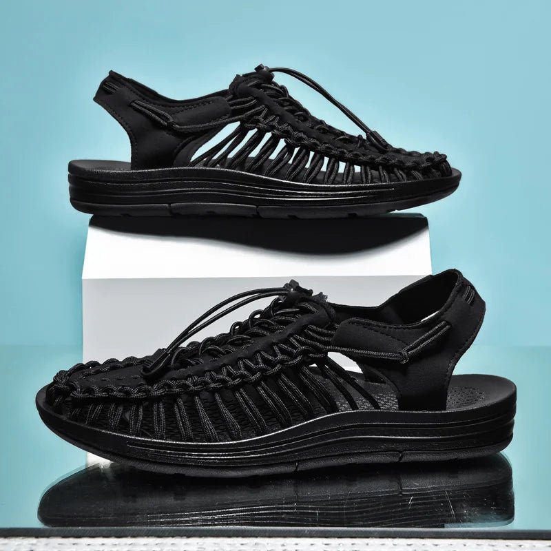 Sportowe Sandały z Plecionymi Paskami (Męskie)