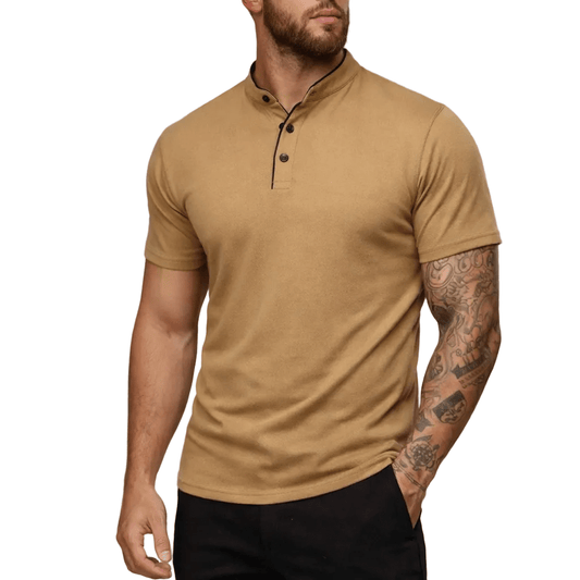 Wiosenna Koszulka Polo Casual Krótki Rękaw (Męska)
