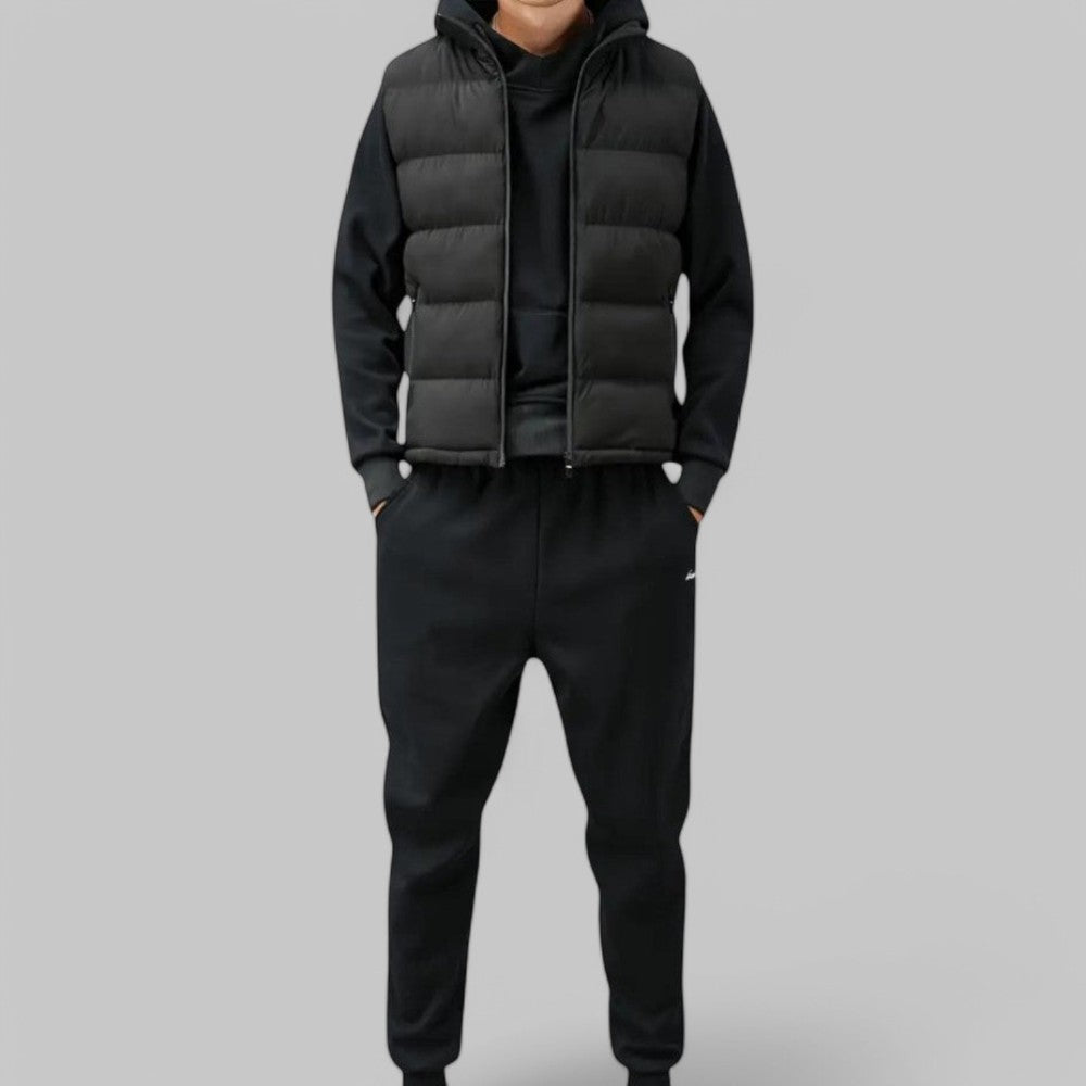 Wiosenna Pikowana Kamizelka z Stójką (Męska)