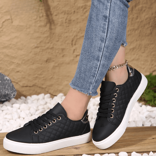 Lente Lage Sneakers Met Veters Comfortabel (Dames)