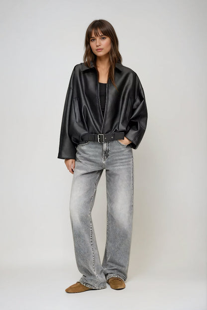 Retro Pikowana Kurtka Zimowa (Damska)