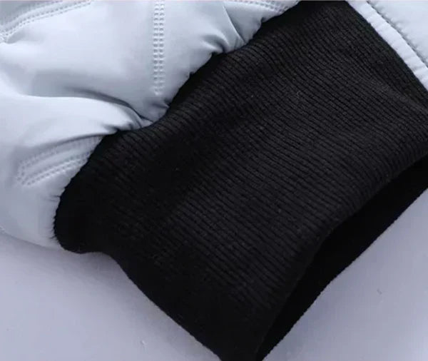 Zimowa Pikowana Stylowa Ciepła Kurtka (Męska)