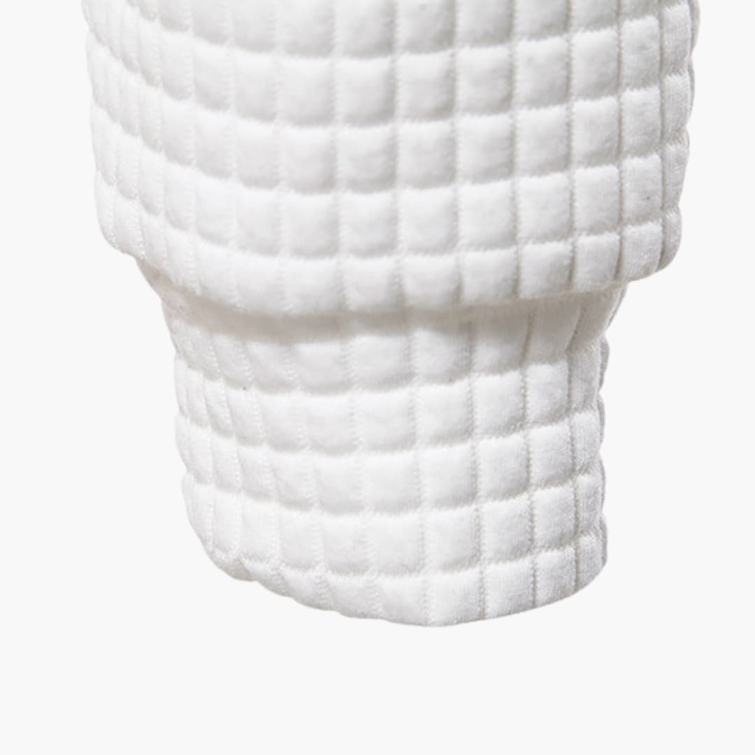 Zimowa Pikowana Bluza z Kapturem (Męska)