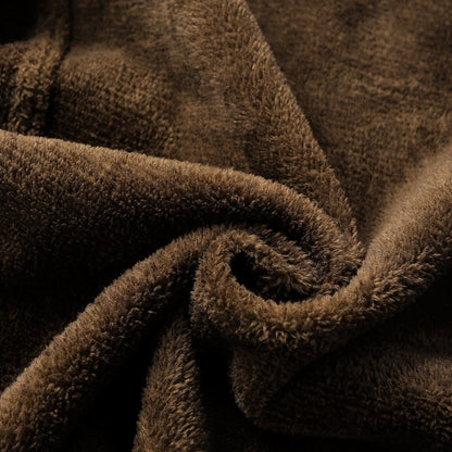 Stylowa Zimowa Jeansowa Kurtka z Kożuchem (Męska)