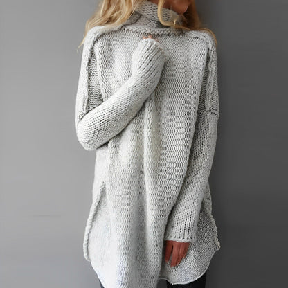 Zimowy Oversize Sweter z Golfem (Damski)