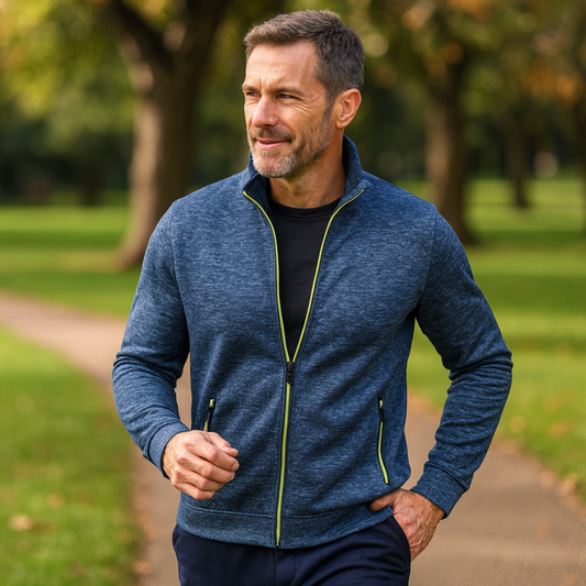 Sweter z Zamkiem i Golfem na Zimę (Męski)