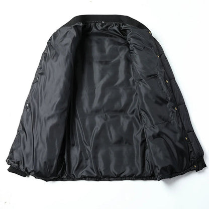 Ciepła Zimowa Pikowana Kurtka z Ociepleniem (Męska)