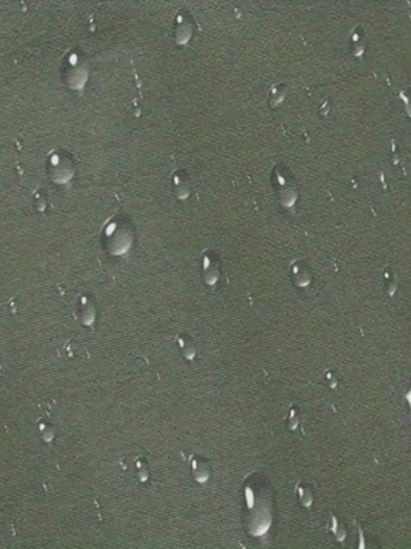 Water droplets on a dark surface