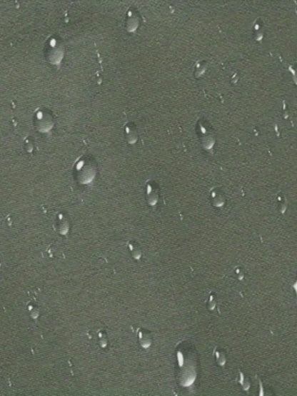 Water droplets on a dark surface