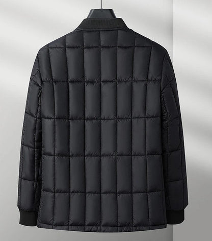 Ciepła Zimowa Pikowana Kurtka z Ociepleniem (Męska)