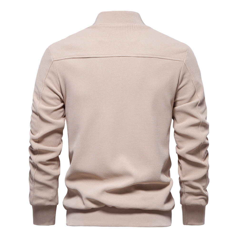 Beige long-sleeve shirt on a white background