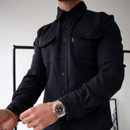 Zimowa Koszula-Kurtka Slim Fit (Męska)