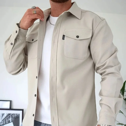 Zimowa Koszula-Kurtka Slim Fit (Męska)