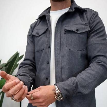 Zimowa Koszula-Kurtka Slim Fit (Męska)