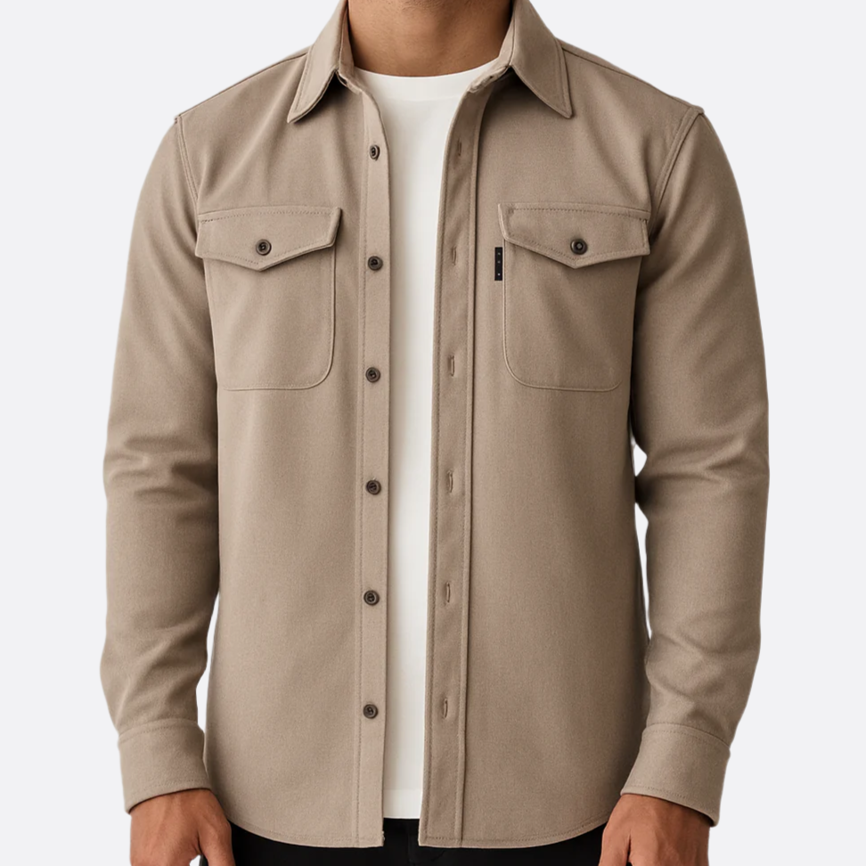 Zimowa Koszula-Kurtka Slim Fit (Męska)