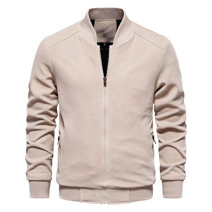 Beige jacket on a white background