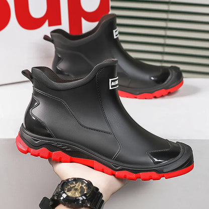 Zimowe Wodoodporne Kalosze Gumowe z Antypoślizgową Podeszwą (Męskie)