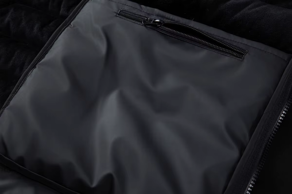 Ciepła Hybrydowa Kurtka Zimowa z Kapturem (Męska)