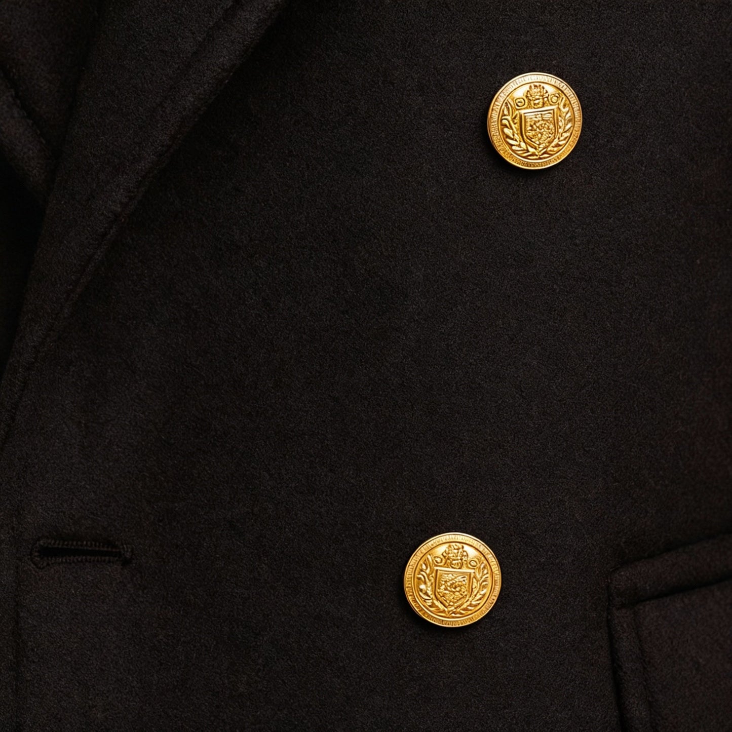 Dwurzędowy Zimowy Płaszcz (Męski)