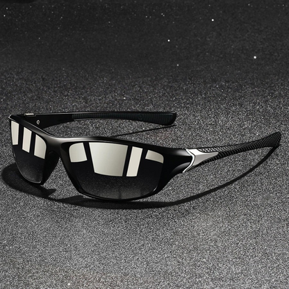 Męska Letnia Casual Sportowe Wraparound Ochrona UV Okulary Przeciwsłoneczne