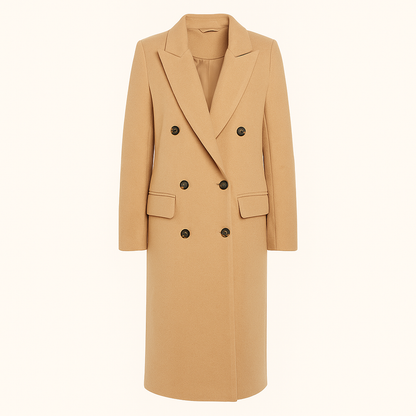 Zimowy Stylowy Długi Trencz (Damski)