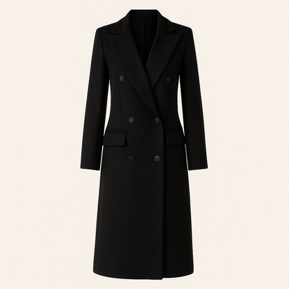 Zimowy Stylowy Długi Trencz (Damski)