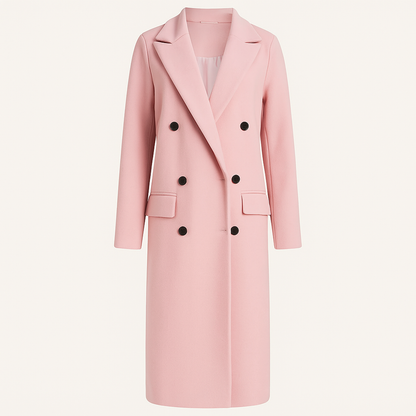 Zimowy Stylowy Długi Trencz (Damski)