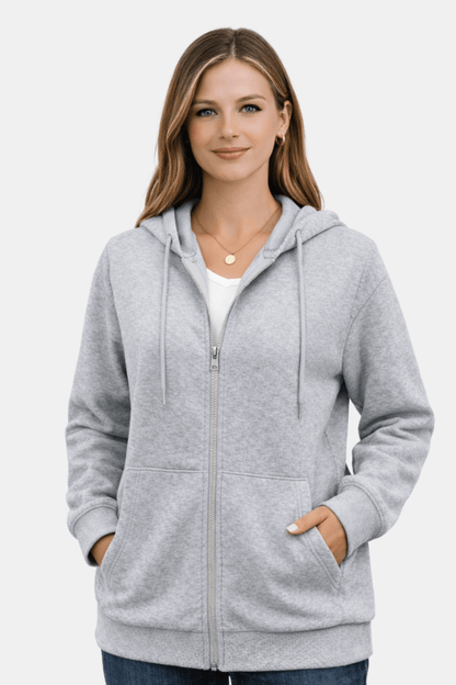 Sweat à capuche zippé (Femme)