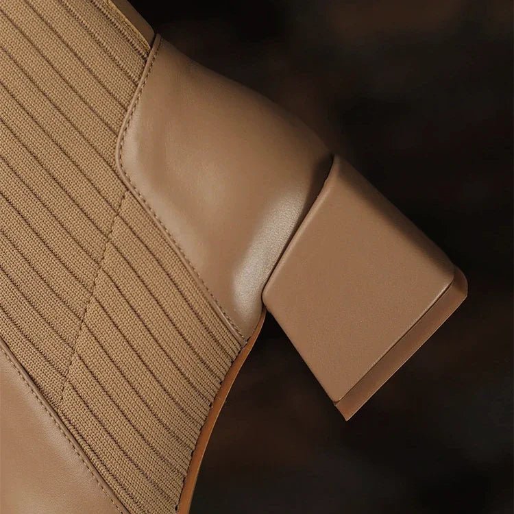 Botki Chelsea z Elastycznym Kołnierzem (Damskie)