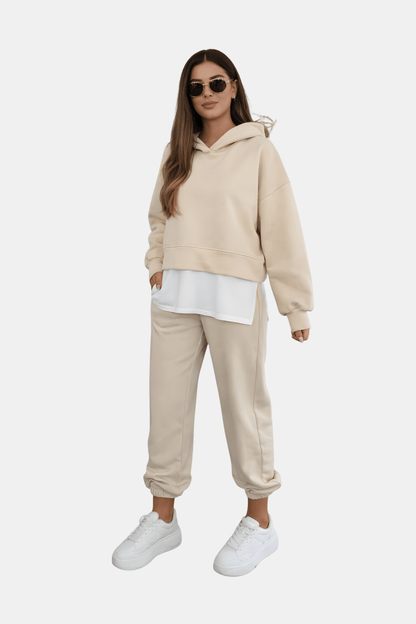 Casualowy Zestaw Bluza i Joggersy na Wiosnę (Damskie)