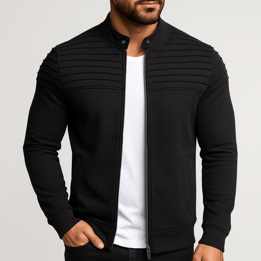 Elegancka Zimowa Kurtka Przejściowa z Klapą (Męska)