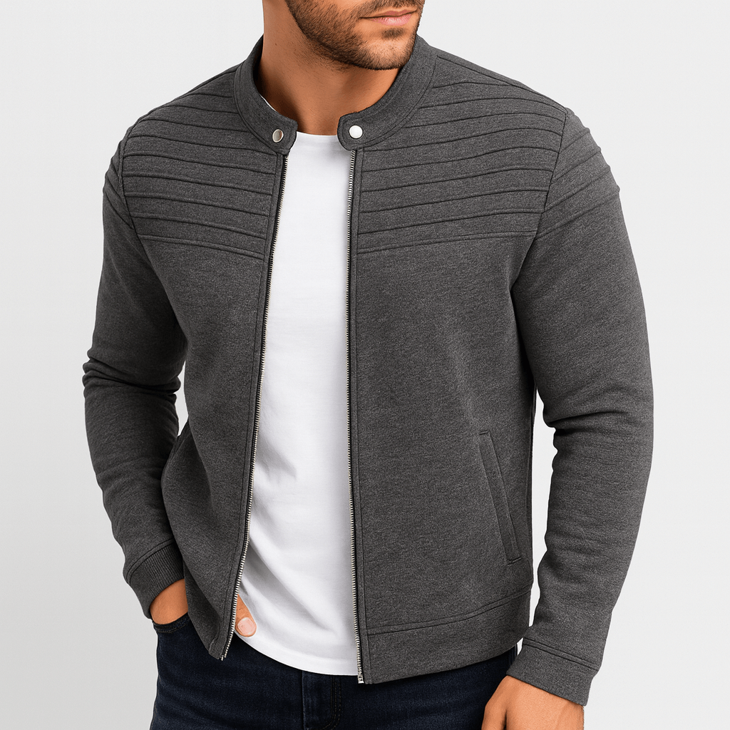 Elegancka Zimowa Kurtka Przejściowa z Klapą (Męska)