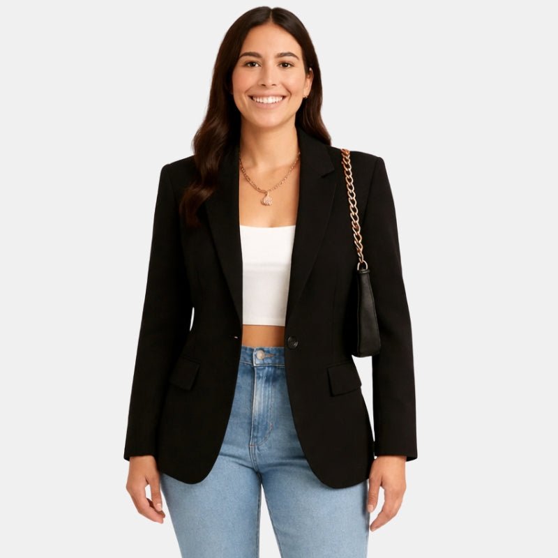 Damska Elegancka Casual Długi Rękaw Marynarka