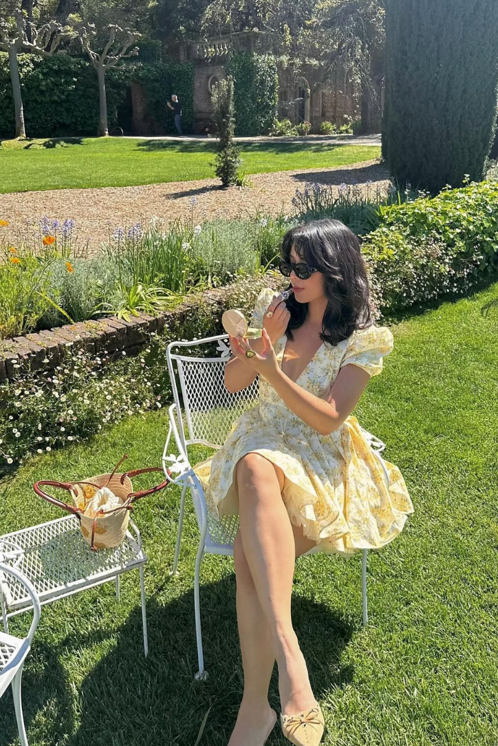 Damska Letnia Kwiatowa Bufiaste Rękawy Mini Sukienka