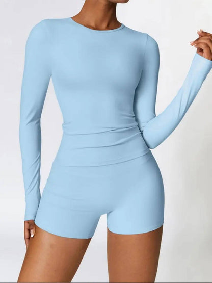 Damski Letni Sportowy Długi Rękaw Kolarki Komplet