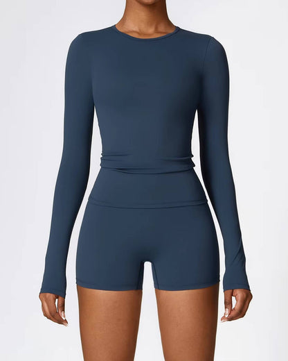Damski Letni Sportowy Długi Rękaw Kolarki Komplet