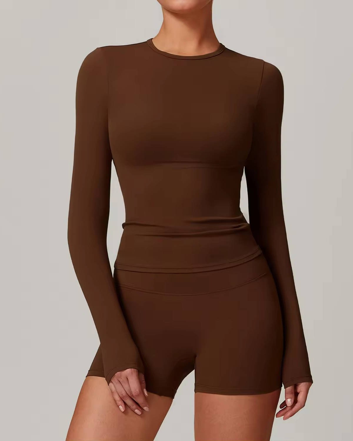 Damski Letni Sportowy Długi Rękaw Kolarki Komplet