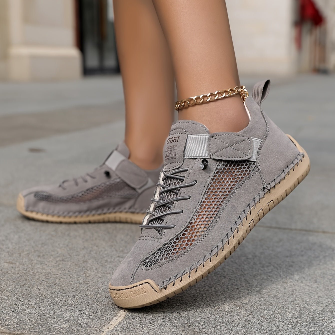 Damskie Komfortowe Oddychające Casual Sneakersy