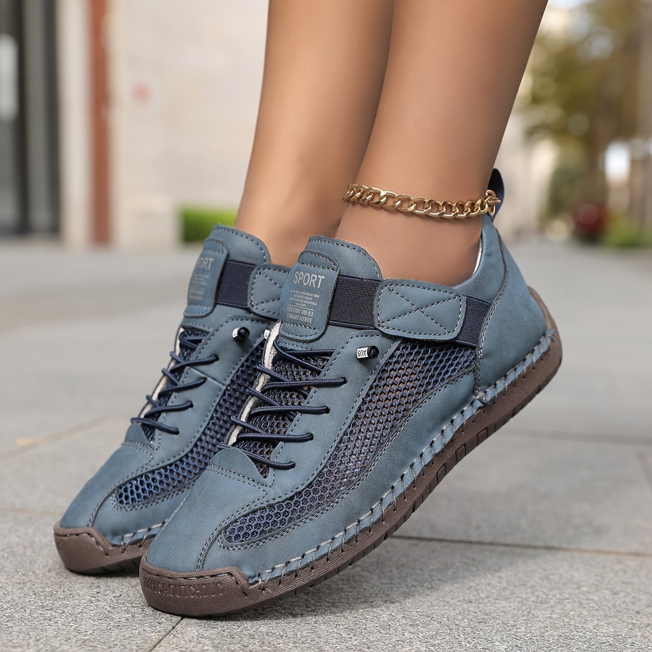 Damskie Komfortowe Oddychające Casual Sneakersy
