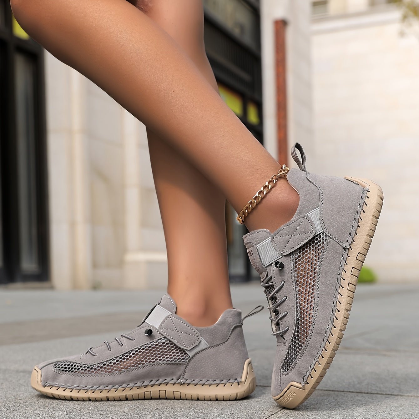 Damskie Komfortowe Oddychające Casual Sneakersy