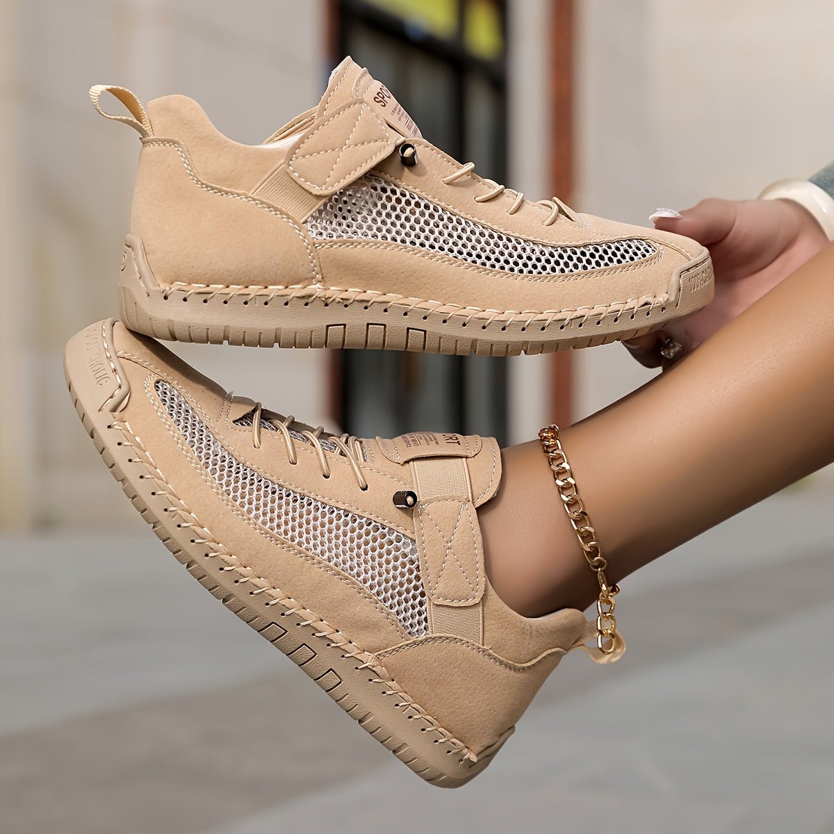 Damskie Komfortowe Oddychające Casual Sneakersy