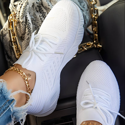 Damskie Lekkie Oddychające Do Chodzenia Sneakersy