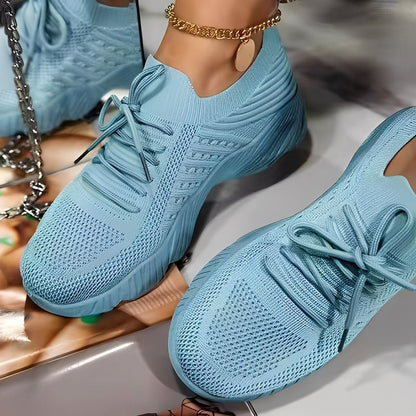 Damskie Lekkie Oddychające Do Chodzenia Sneakersy